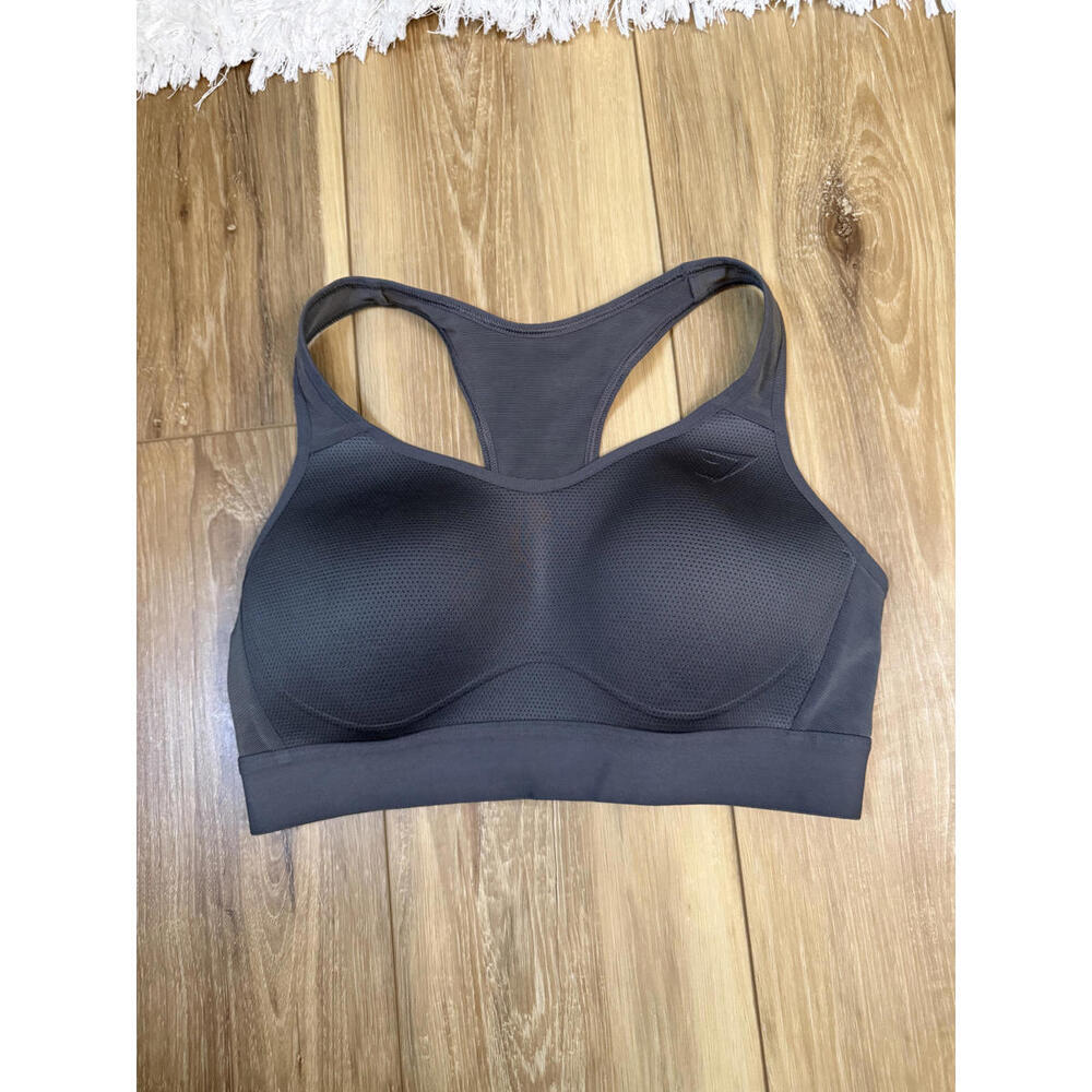 NWOT! Lightweight High Support Sports Bra Grey Size Medium